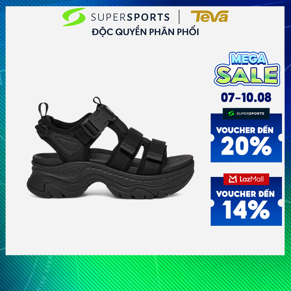 Giày Sandals Nữ Teva Hurricane Ampsole Gaila - Đen - 1164570-BLK