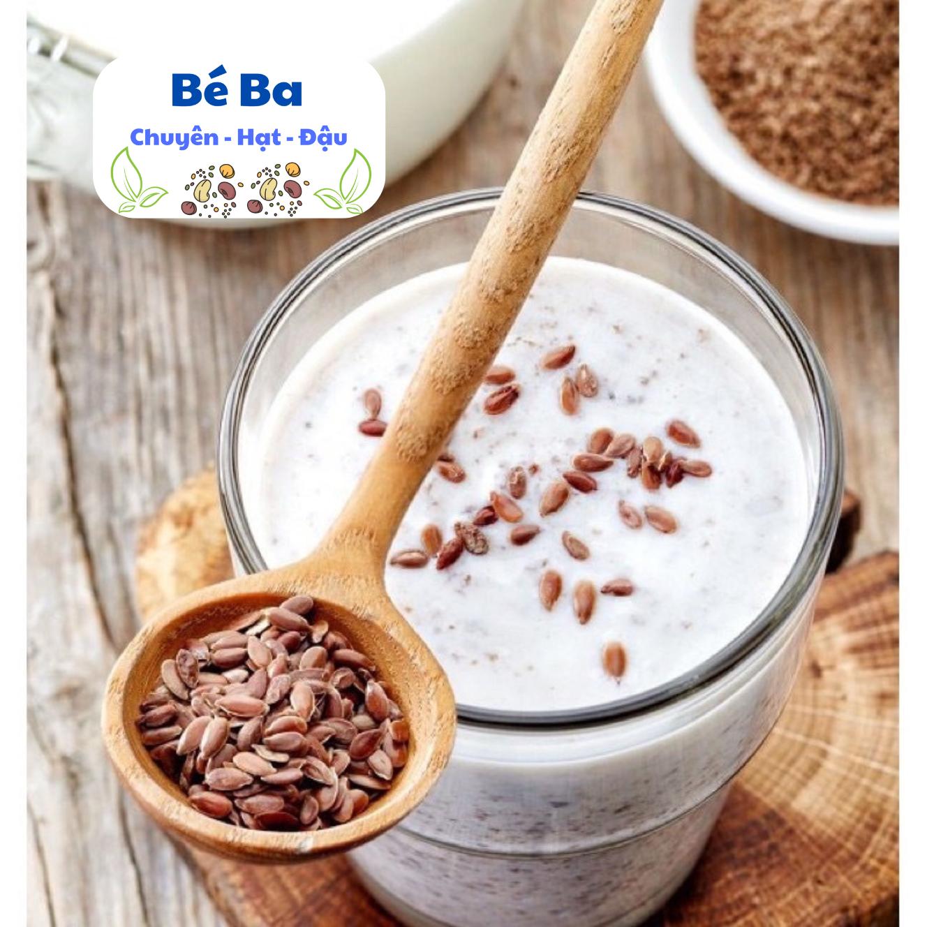 1kg Hạt lanh Nâu hữu cơ sống Nhập Khẩu chính ngạch