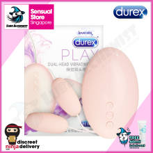 LubeAlchemist™ Durex Original Dual-Head Powerful Vibrating Egg Speed Adjustable Vibration Egg Clitoris Stimulator Sex Toys Product For Women Female
