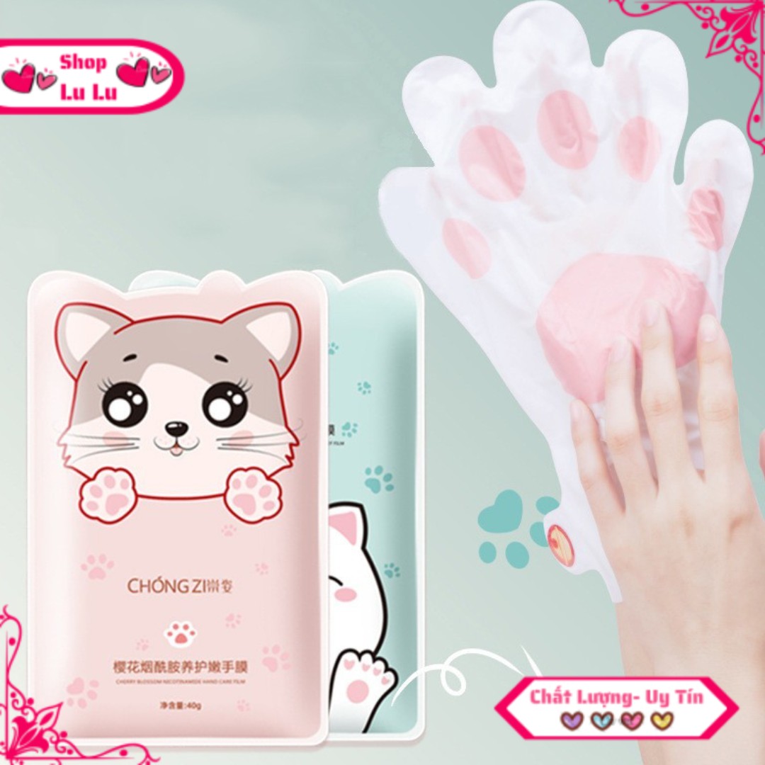 (LL) (Combo 5 Set) Mặt Nạ Tay Mask Dưỡng Tay Mèo LIFUSHA giúp dưỡng ẩm, làm trắng, tẩy tế bào chết da Tay Nội địa Trung