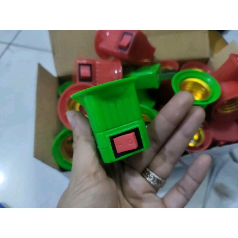 Phích cắm đuôi đèn e27 có công tắc