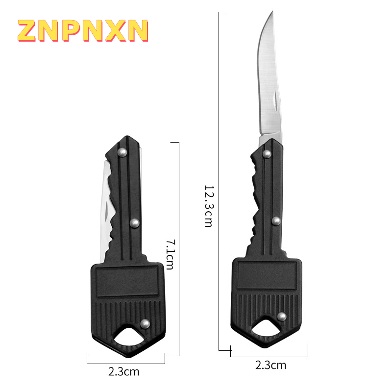 Brass MINI Folding Knife Unboxing Portable Pocket Knife Small Blade  Keychain CS GO Hanging Outdoor Camping