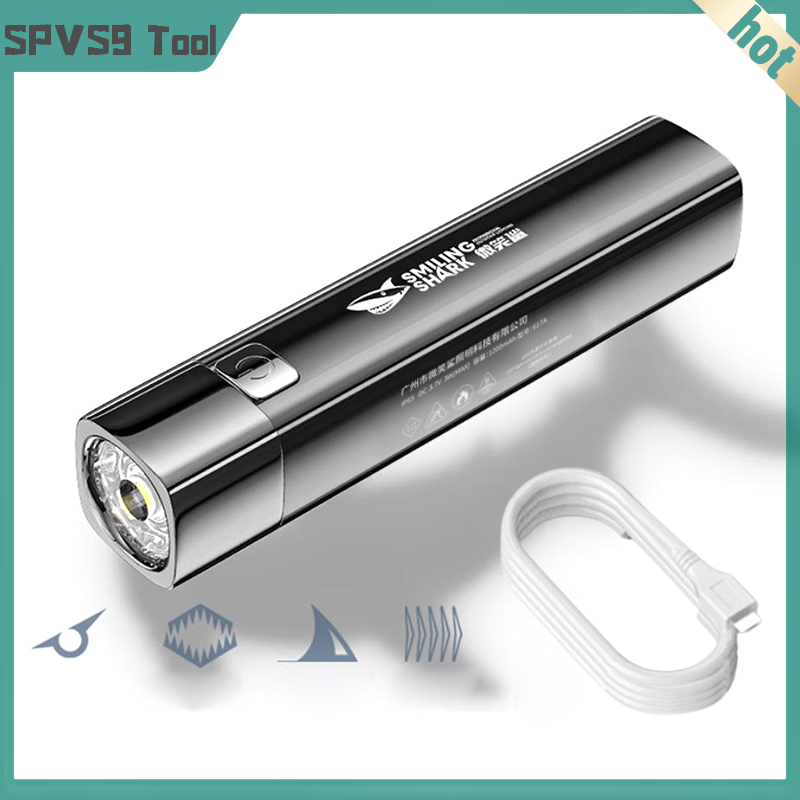SPVS9 2 trong 1 990000lm siêu sáng G3 chiến thuật Led đèn pin Torch ánh sáng ngoài trời