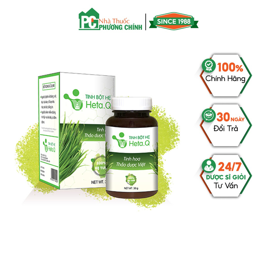 Tinh Bột Hẹ Heta.Q, 100% Hẹ Tươi Hỗ Trợ Táo Bón