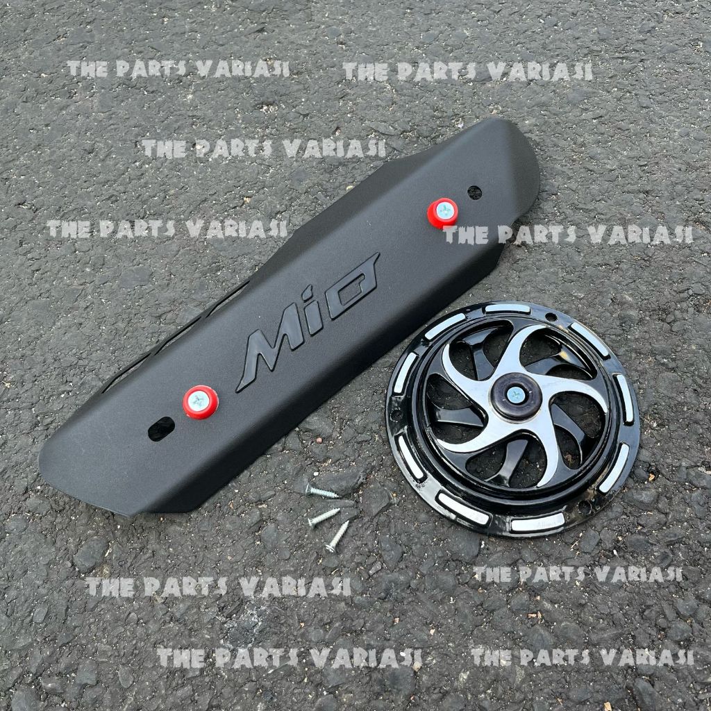 Cod pack cover muffler/exhaust cap Mio plus cover fan spinner Mio sporty/Mio smile/Mio J/Mio soul/Mio GT/Mio Z/Mio S/Mio M3/Mio 125 all motor mio Universal Harga 7,990 rupiah*Gratis Ongkir