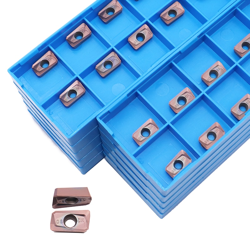 10pcs apmt1135 apmt1604 m2 h2 vp15tf carbide end milling tool cnc milling insert apmt 1135 1604 turning blade lathe tool