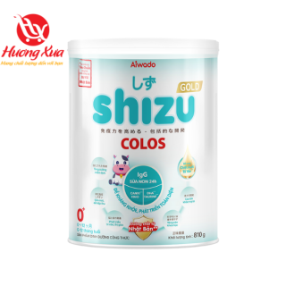 Sữa bột Aiwado Shizu Colos Gold 0+ 810g (0 - 12 tháng) - Tinh tuý dưỡng chất Nhật Bản HXS3003 thumbnail