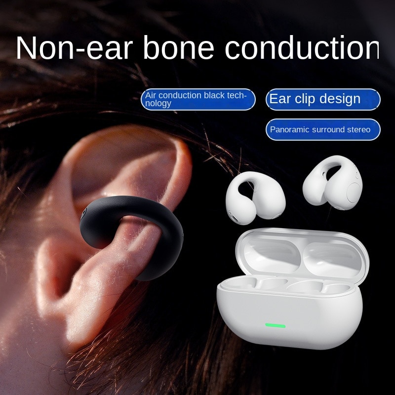 Đúng Bluetooth Dẫn Truyền qua xương tai nghe Ear Pad Bông tai kẹp không