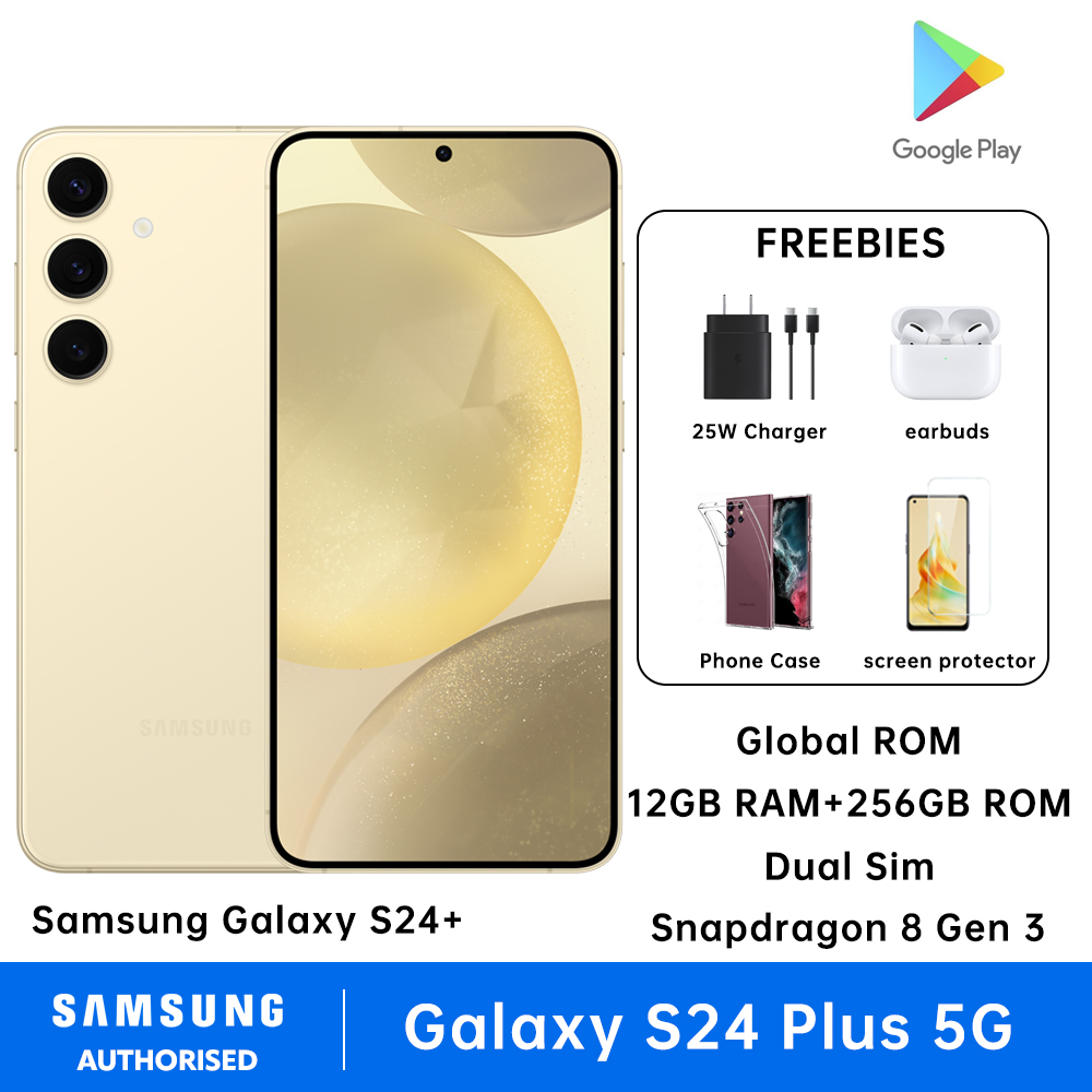 Samsung Galaxy S24+ / S24 Plus 5G Dual Sim Cell Phone 12GB RAM + 256GB ROM Smartphone Snapdragon 8 Gen 3