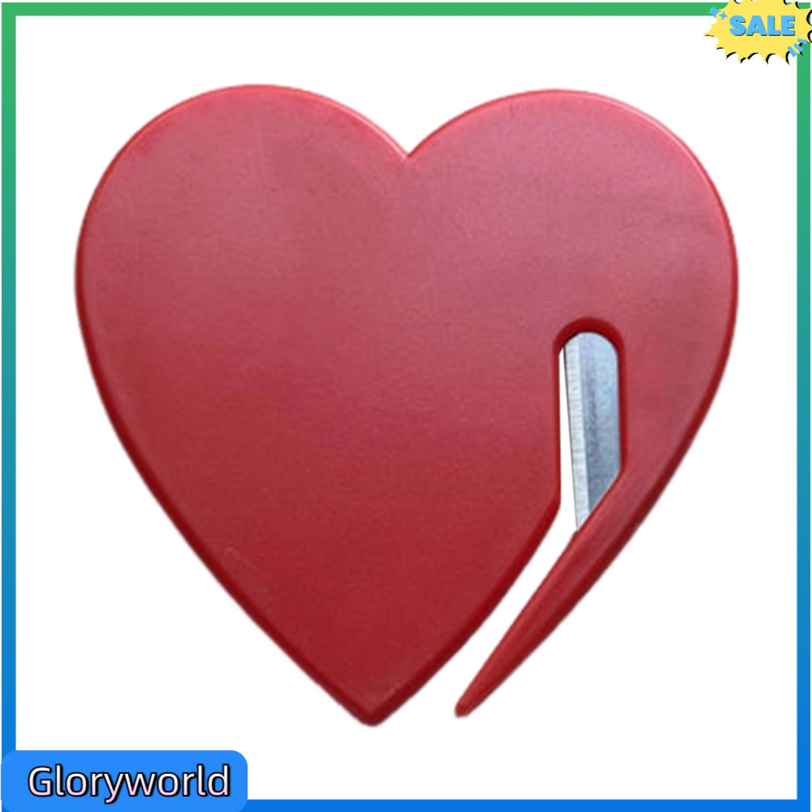Gloryworld An Toàn Phong Bì Mở Món Quà Thực Tế Gói Cắt Giáng Sinh Hình Trái Tim Phong Bì Mở An Toàn giấy nhựa Cắt Cho đồ thủ công gói quà tặng Người Mua Của Yêu Thích