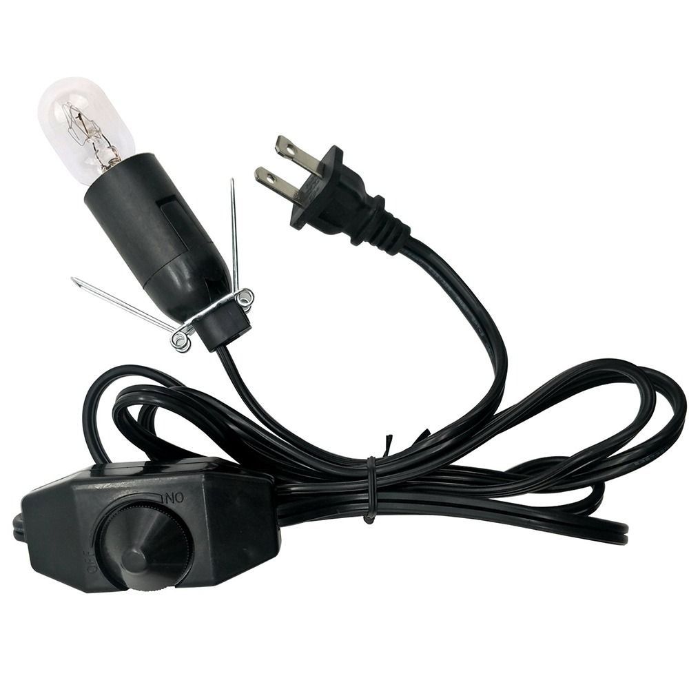 【COD&Fast Delivery】 Base Assembly Replacement Cords with Dimmer Switch Salt Lamp Cord Salt Rock Lamps Light Bulb Holder Salt Lamp