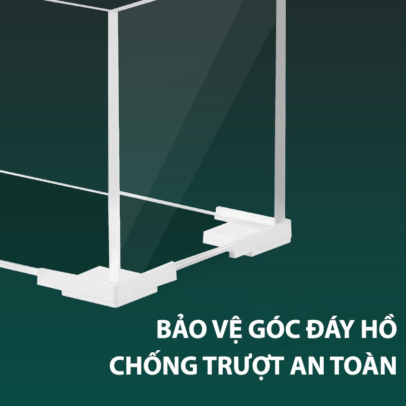 5 miếng dán đáy hồ chống trượt, bảo vệ góc đáy hồ cá, bể cá thuỷ sinh