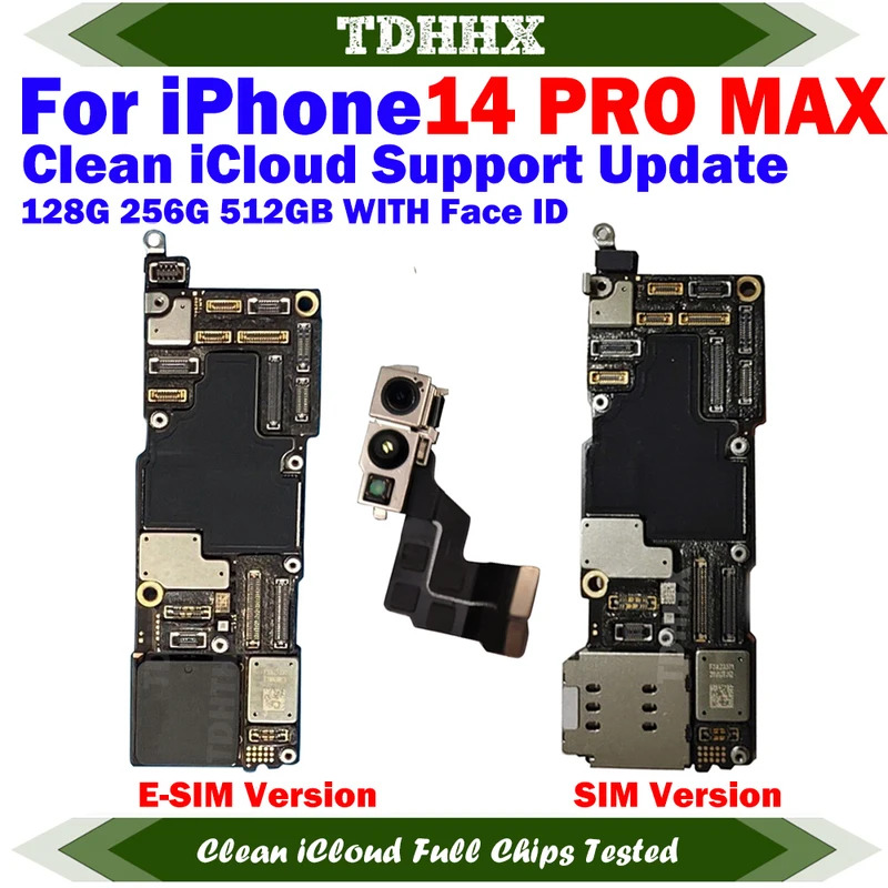 Làm sạch bo mạch chính iCloud cho iPhone 14 Pro Max bo mạch chính hoạt động hoàn toàn hỗ trợ cập nhậ