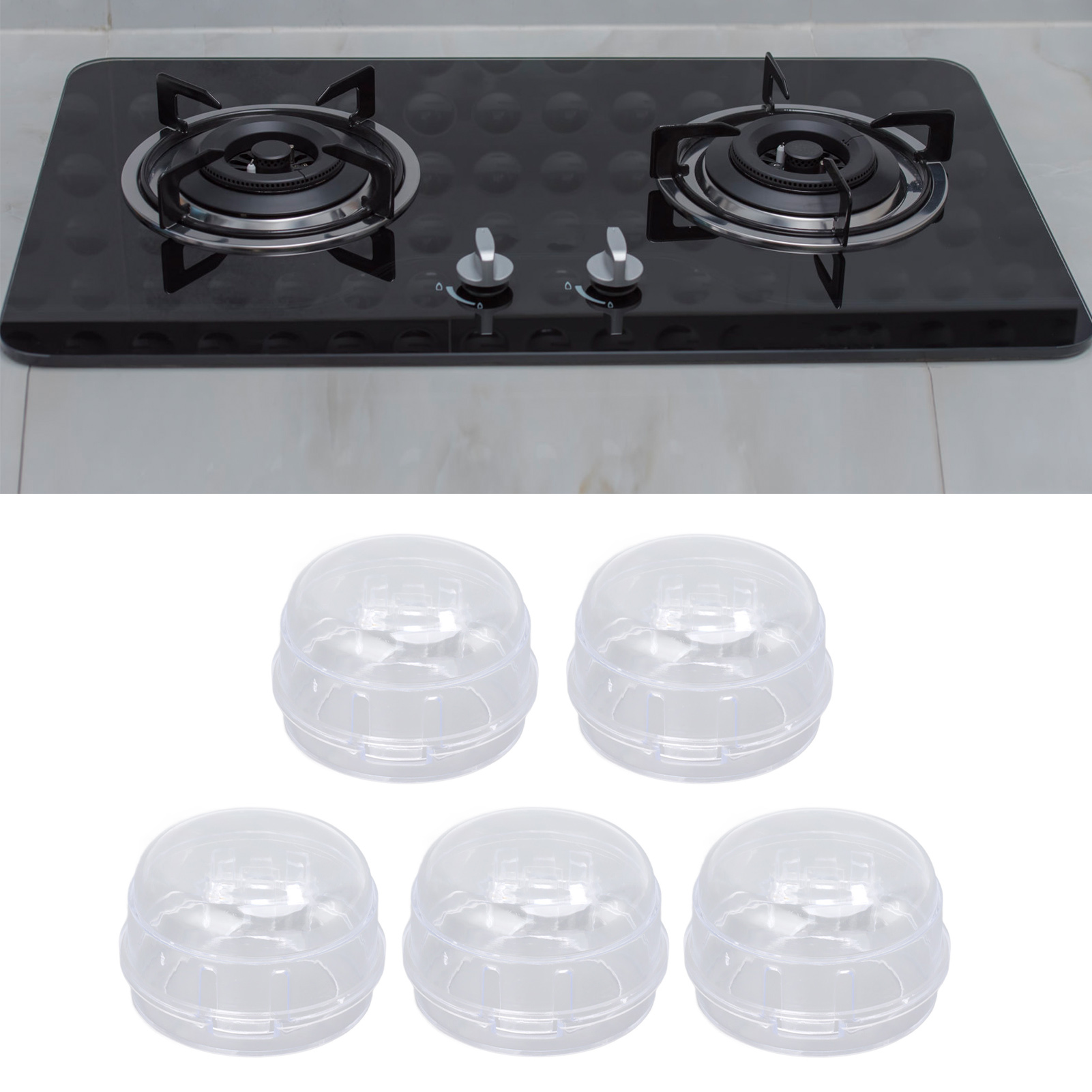 Lò Knob bảo vệ Bìa PC bếp ga Knob Bìa tránh trẻ em cho nhà hàng