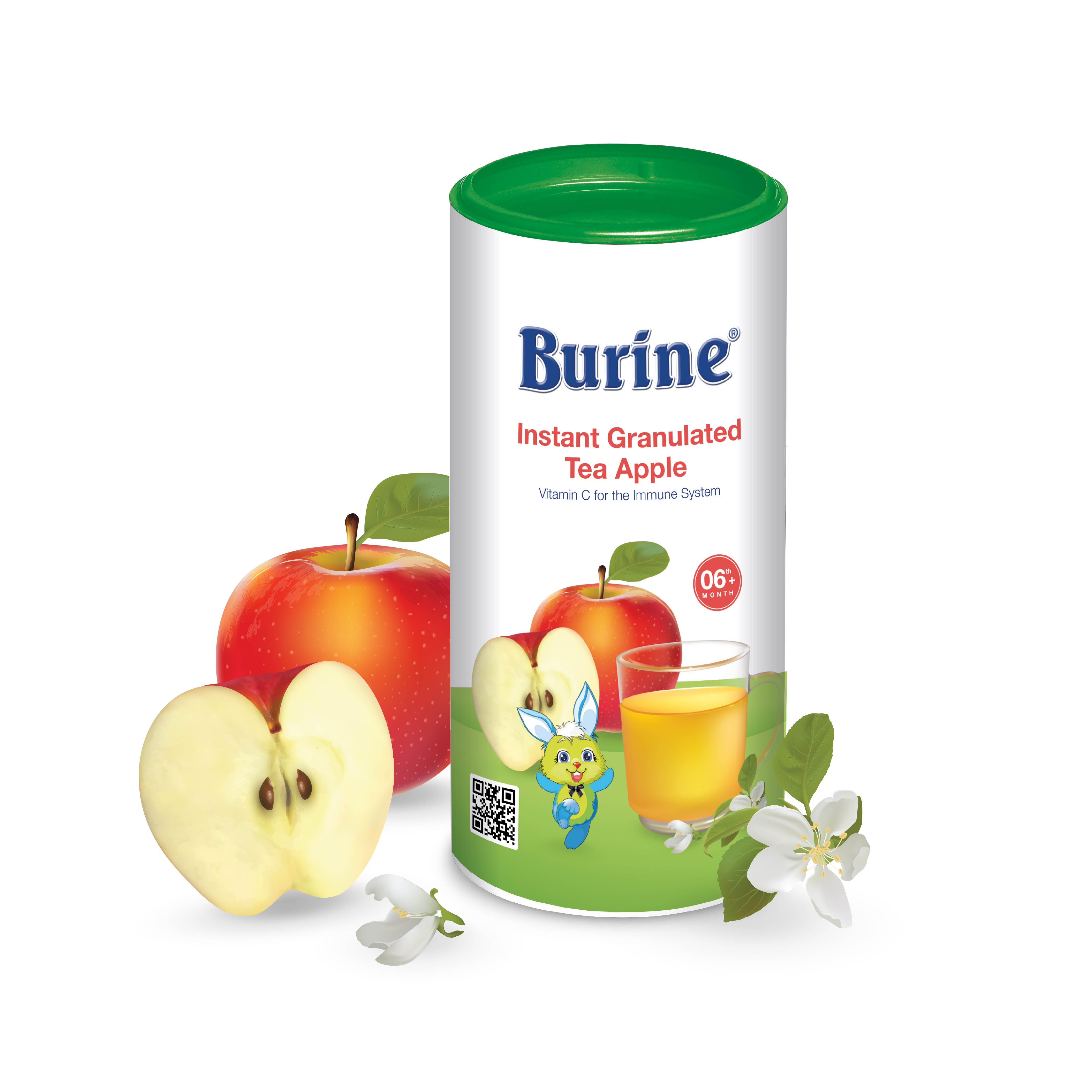 Trà cốm hoa quả Burine dinh dưỡng dành cho bé