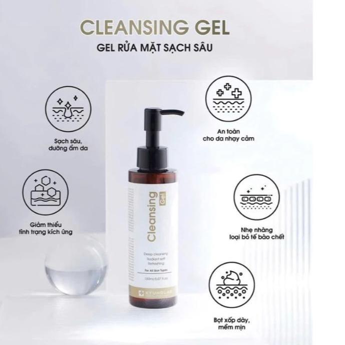 Sữa rửa mặt KYUNGLAB MEDICAL DERMATOLOGY sạch dịu nhẹ không khô da, dùng được cho da dầu mụn 150ml
