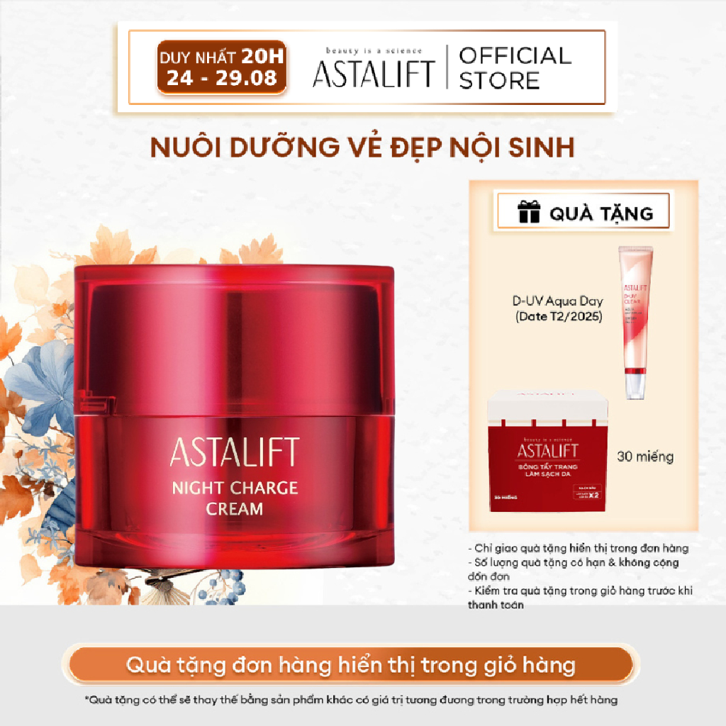 Kem Dưỡng Da Ban Đêm Astalift Night Charge Cream 30g