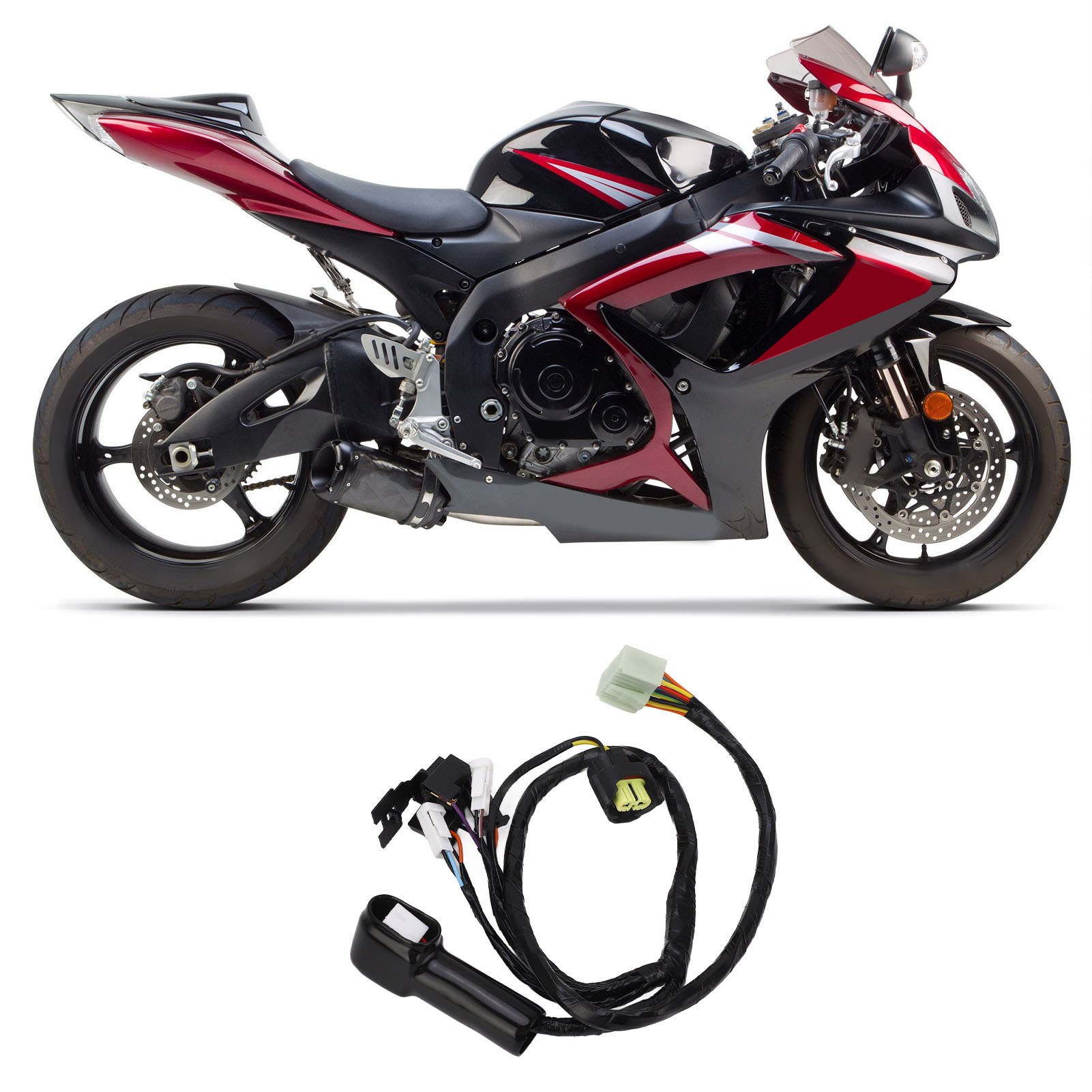 Đồng Hồ Đo Tốc Độ đèn pha dây cố định đường điện thay thế ABS vật liệu cao su nâng cấp hiệu suất gsxr600 gsxr750 2006-2007