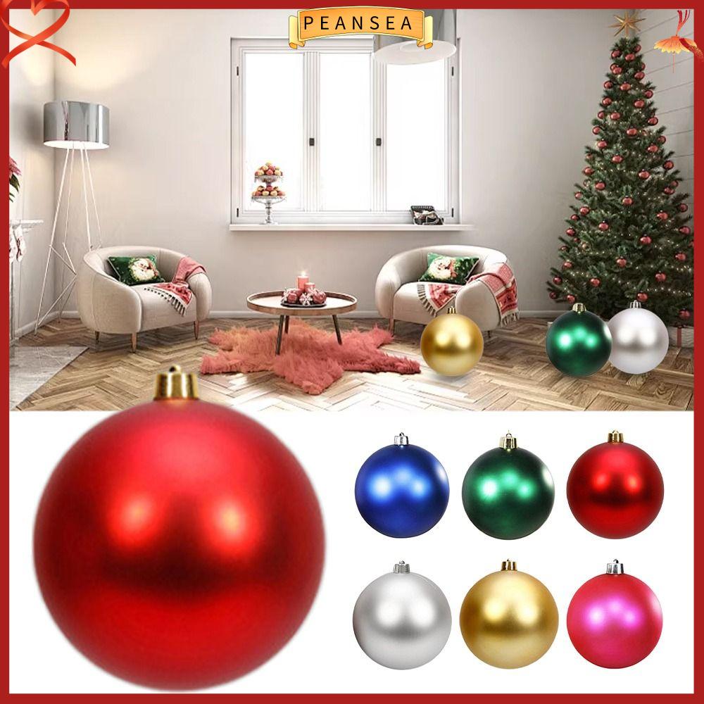 PEANSEA Bề  mờ  Giáng sinh 15CM Hình dạng  Trang trí Giáng sinh Quả bóng trang trí Trang trí trần nhà Trung tâm thương mại