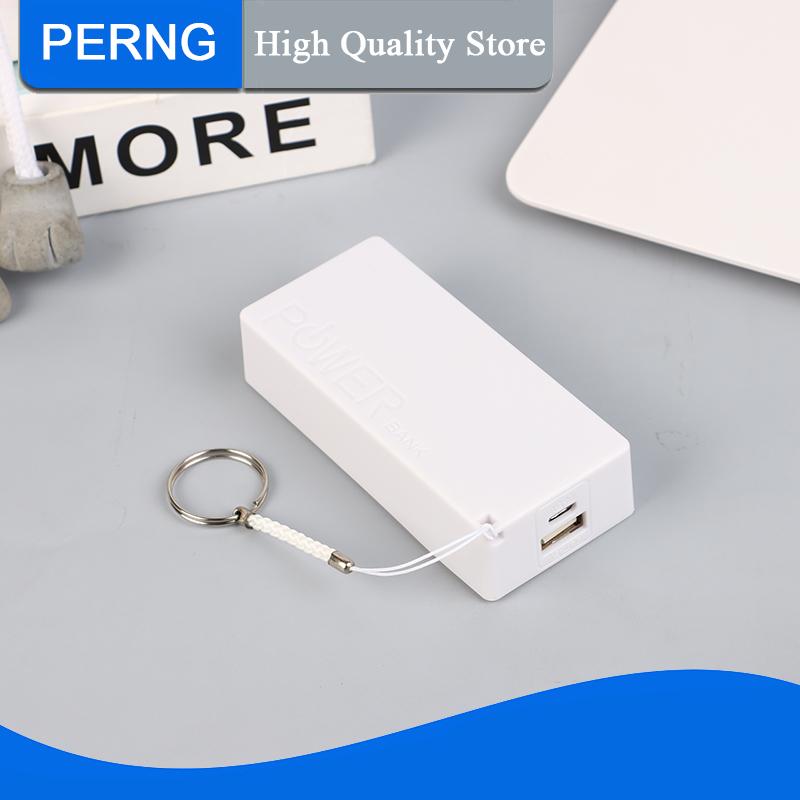 [PERNG] Tehe Điện thoại di động ngân hàng sạc pin gói cho trường hợp tự làm hộp Protable đầy màu sắc stroage hộp