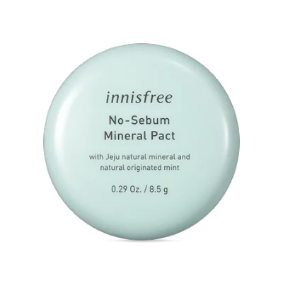 innisfree No-Sebum Mineral Pact, 8.5g (1 / 1+1 Total 2EA)