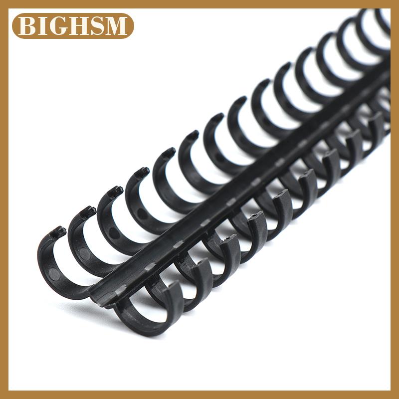 BIGHSM Vòng buộc nhựa lá rời 30 lỗ vòng xoắn ốc lò xo cho giấy A4 A5 A6