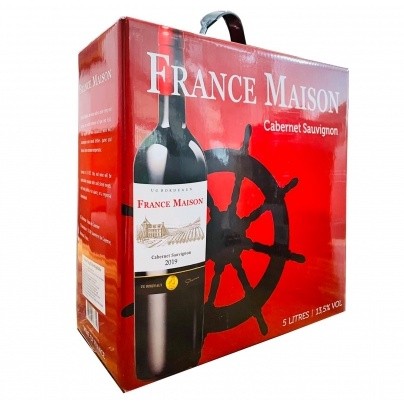 Vang bịch France Maison 5 lít chính hãng Pháp