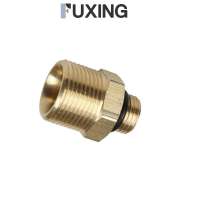 FUXING Brass Pressure Washer Connector Adapter M22/14 To G1/4 Inch Quick Connect Fitting For Foam Lance And Car Cleaning Tools