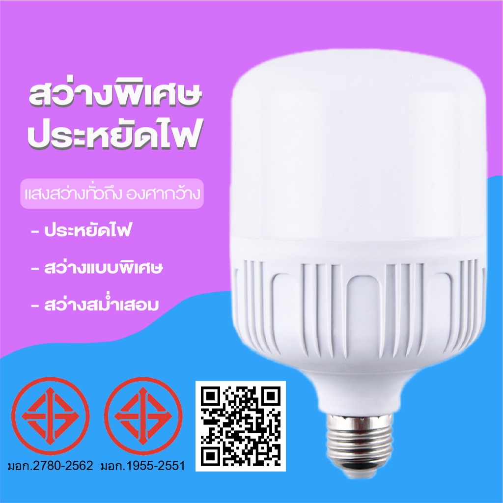 NHK หลอดไฟ LED สว่างมาก ประหยัดพลังงาน แบบเปลี่ยน อุปกรณ์เสริม สําหรับใช้ในครัวเรือน ราคา 38 บาท*ส่งฟรี