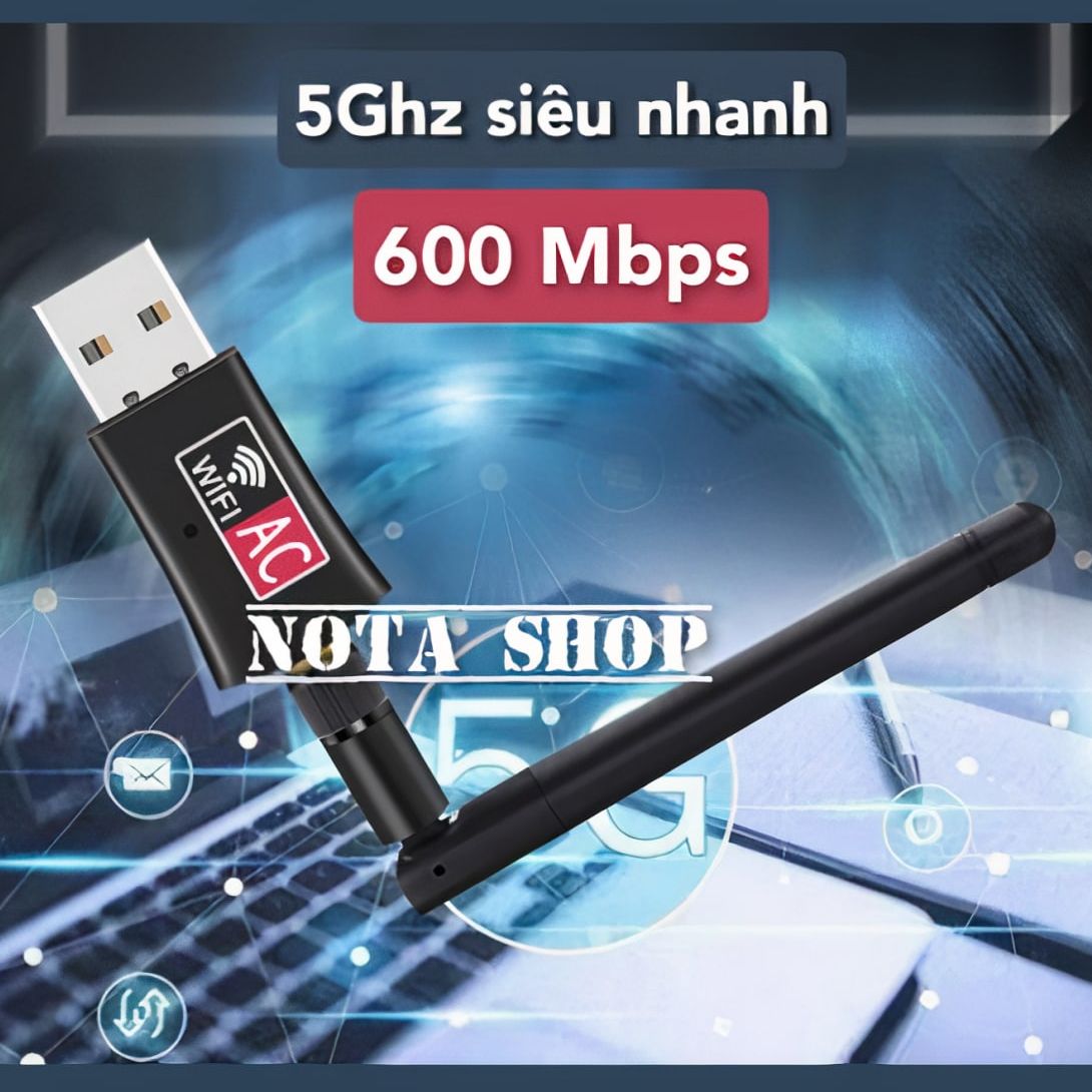 Usb wifi usb thu wifi có anten không dây 5ghz 2.4ghz 1200mbps cho máy tính/laptop