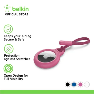 Belkin Secure Holder with Strap for AirTag - AirTag Holder, AirTag Casing