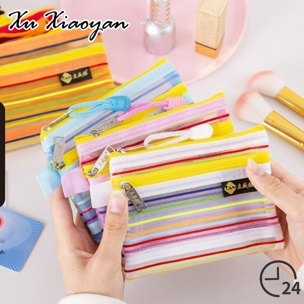 XUXIAOYAN Ebinlands ถุงซิปสุทธิ, มินิไนล่อนศูนย์กระเป๋าเงิน, ถุงเก็บสี่เหลี่ยม ราคา 9 บาท*ส่งฟรี