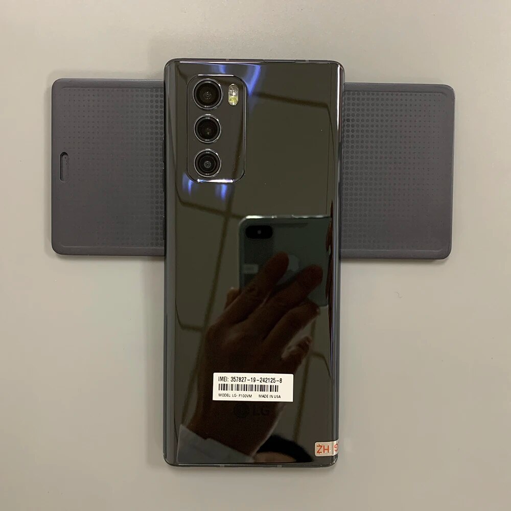 PIVBE LG WING LMF100N LMF100VM 5G โทรศัพท์มือถือ หน้าจอ OLED 6.8 นิ้ว RAM 8GB ROM 128GB/256GB 64MP 32MP NFC โทรศัพท์มือถือ Android QIVBO