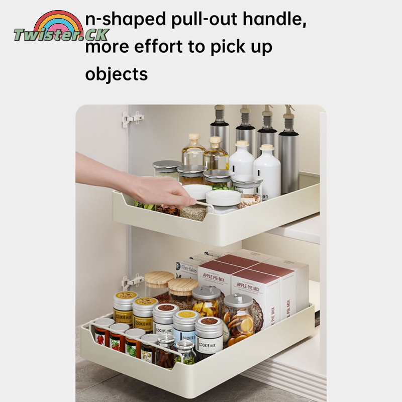 Pull Out Organizer With Nano Adhesive Pull Out Cabinet Organizer Kitchen Cabinet Slide Out Pantry Shelves For Office Bathroom ราคา 790 บาท*ส่งฟรี