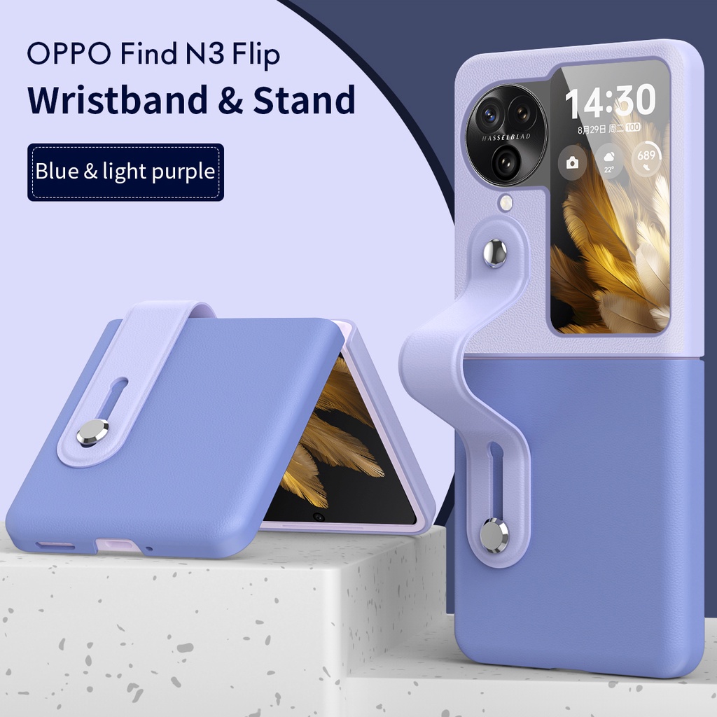 Oppo Find N3 N2 lật cho Oppo Find N3 N2 lật n3flip findn3flip 5G thời trang da mỏng dây đeo cổ tay ố