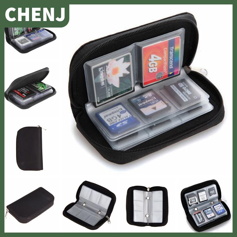 CHENJ Hot SDHC MMC CF Micro SD Memory Card Storage กระเป๋าถือกระเป๋ากระเป๋ากระเป๋ากระเป๋าใส่กระเป๋าสตางค์ ราคา 52 บาท*ส่งฟรี