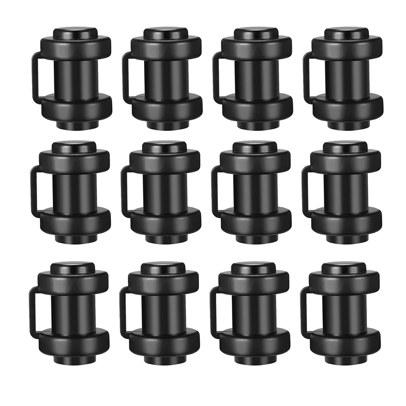(KOFQ) 12 Pcs Trampoline Enclosure Pole Cap Trampoline End Cap Trampoline Pole Covers Trampoline Replacement Parts Accessories