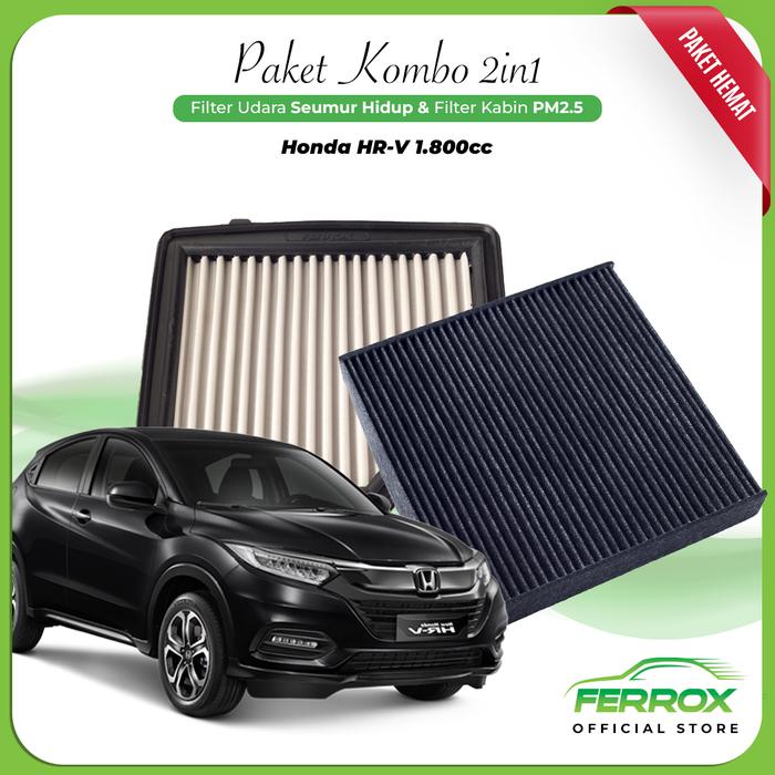 FERROX FILTER UDARA MESIN & FILTER CABIN HR-V 1800CC (2015-2018)-Megavia Store Harga 1,500,000 rupiah*Gratis Ongkir