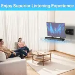 Soundbar núi cho TV chịu lực cao khung kim loại hộp đựng điều khiển tiết kiệm không gian có thể điều chỉnh Soundbar núi giá mở rộng