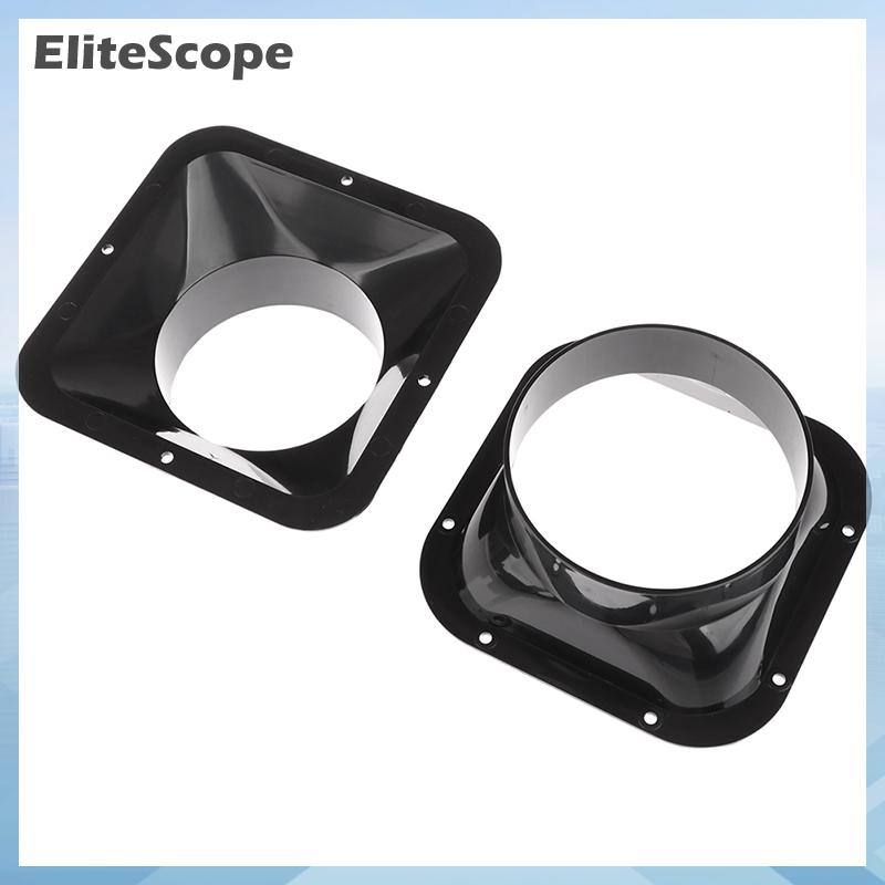 EliteScope 100-150mm dài mặt bích Ống Fan Hose kết nối thông gió không khí Adapter cho nhà bếp mui xe thông gió ống kết nối xả Outlet