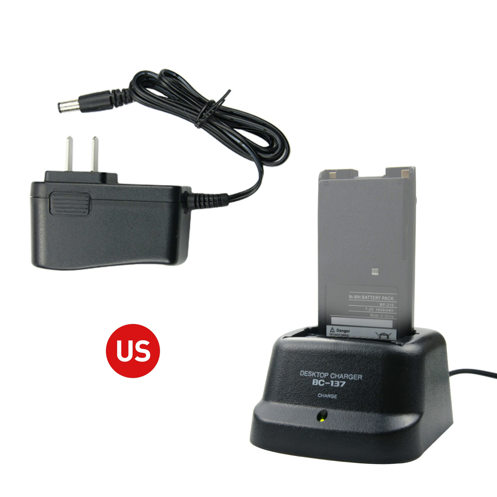 đài phát thanh Máy tính để bàn Pin sạc BC-137 cho ICOM BP-209N210n IC-V8 F2140gt  phụ kiện