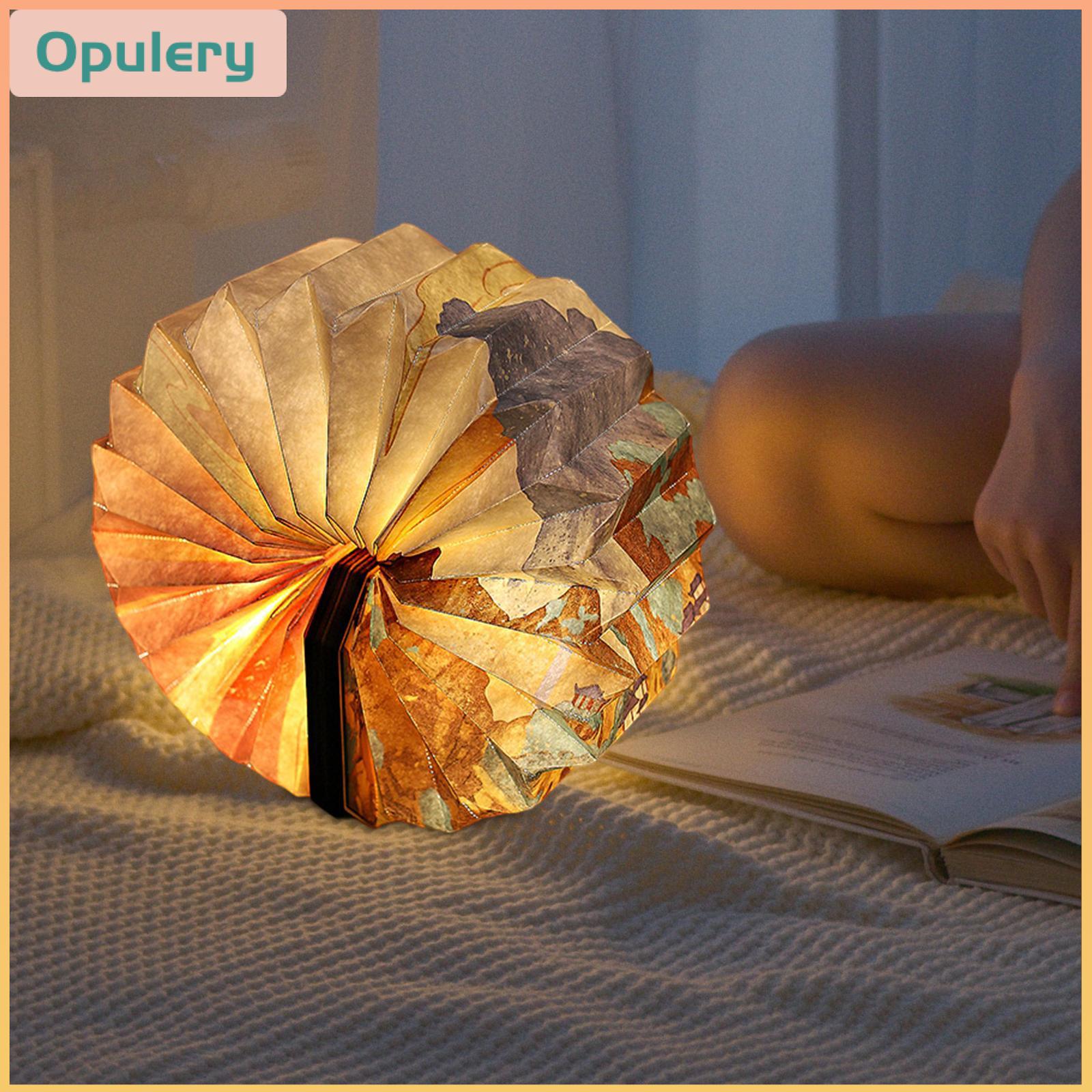 Baosity Bedside Table Lamp Accordion Lamp Folding Mood Light ราคา 2,660 บาท*ส่งฟรี