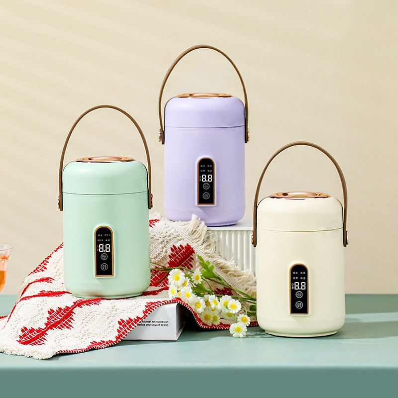 Romoss Nồi điện đa năng mini, nấu cơm, cháo, hầm dung tích 0.9L màn hình cảm ứng led có chức năng hẹn giờ