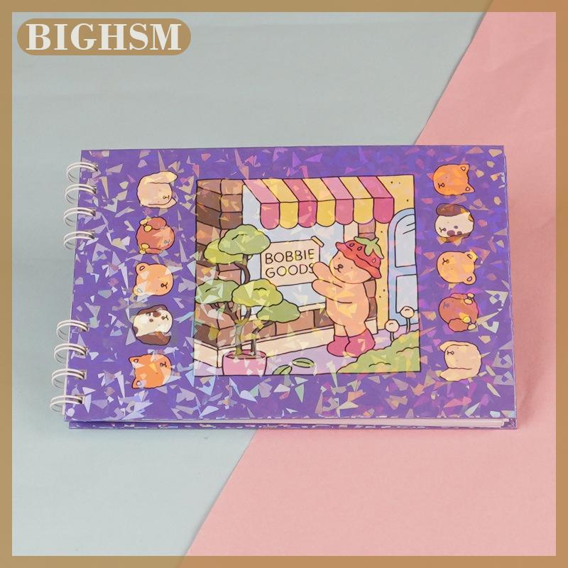 BIGHSM Dễ thương động vật nhân vật Màu cuốn sách trẻ em màu cuốn sách động vật chủ đề graffiti bức tranh cuốn sách Bobbie hàng hóa Màu cuốn sách