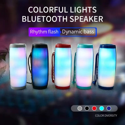 【New Arrival】Wireless Bluetooth Speaker Portable Speaker TG-157 | Bluetooth Powerful High Film Outdoor Bass | HIFI TF FM Radio with LED Light