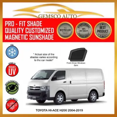 Toyota Hi-Ace H200 2004 - 2021 ( 2 / 3pcs) Sunshades