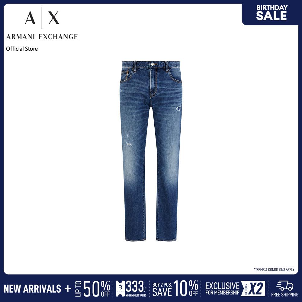 Armani Exchange Jeans Men XM000049-AF12965-MB002 Blue ราคา 8,990 บาท*ส่งฟรี