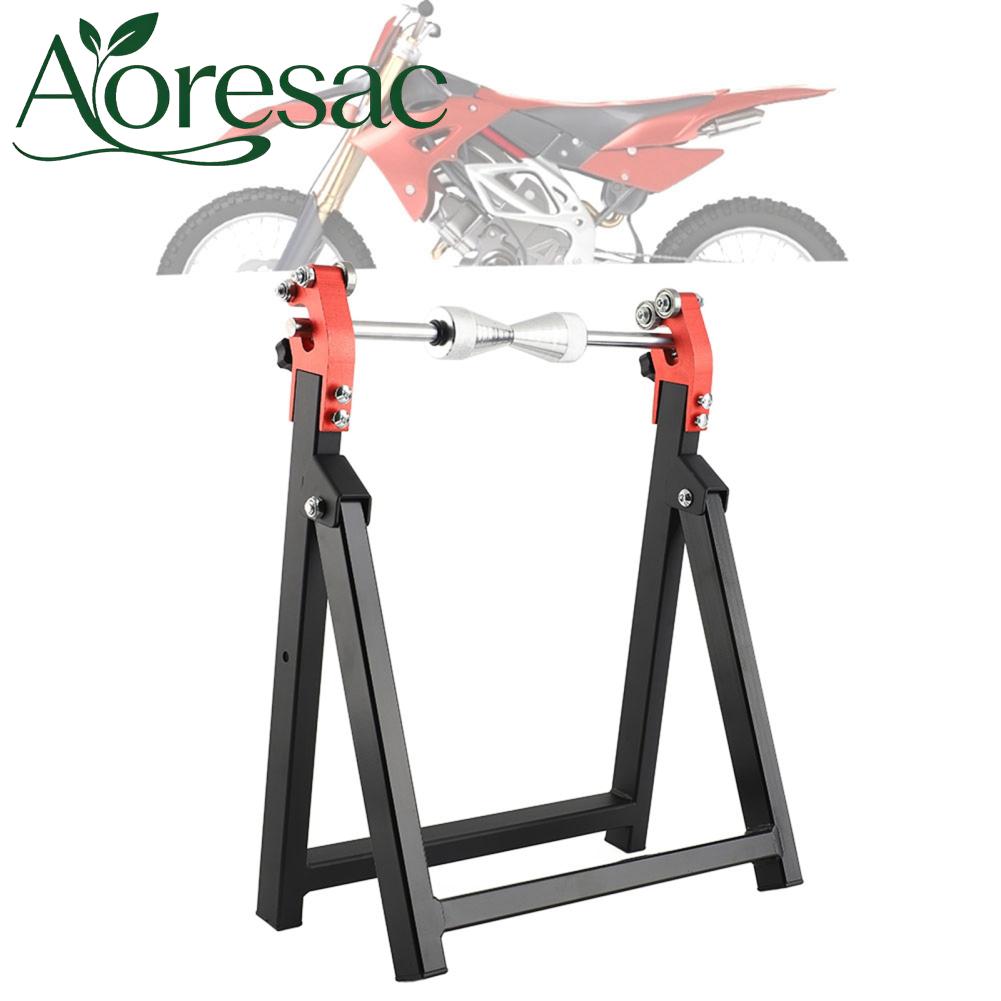 Aoresac รถจักรยานยนต์พับได้ 5 x23 เครื่องถ่วงล้อแบบคงที่ Truing Balancing Tyre Stand ราคา 1,946 บาท*ส่งฟรี