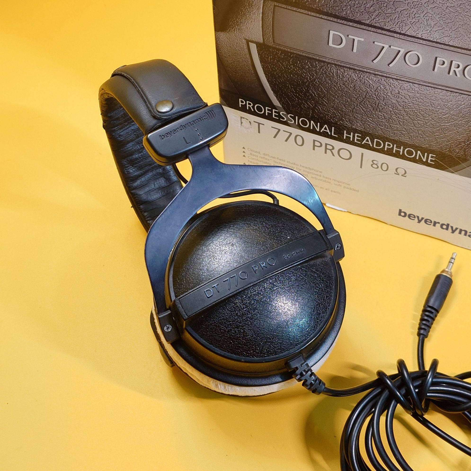 Tai nghe Beyerdynamic DT 770 Pro 80 Ohm cũ Fullbox - kiểm âm chuyên nghiệp, âm thanh chi tiết