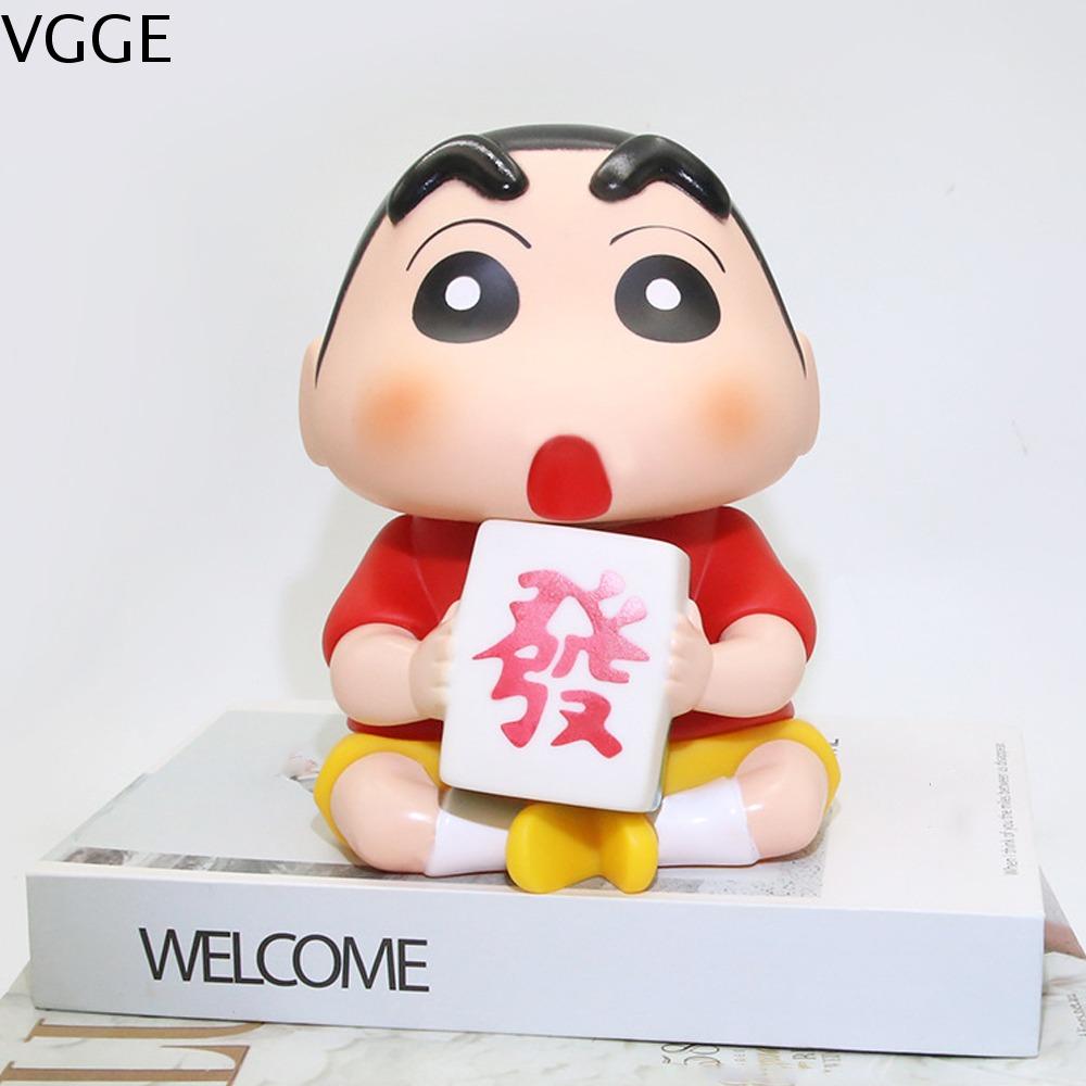 VGGE Phước lành Mô hình Shin-Chan bút chì màu Mạt chược Búp bê PVC Đồ chơi mô hình Shin-Chan bút chì màu Đồ trang trí xe hơi Anime Đồ chơi mô hình bút chì màu Trẻ em
